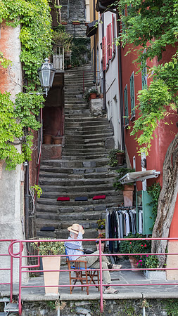 Varenna Staircase Old Man Lake Como