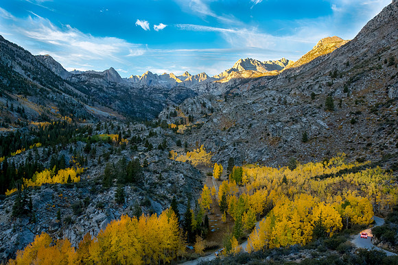 Sierras Aspens Sunrise