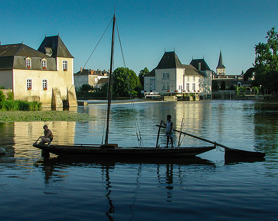 Loire Bridge Canal Boat
