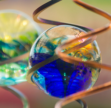 Glass Orbs Copper