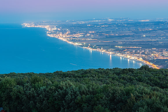 Old Nunnery Night-View Adriatic Italy