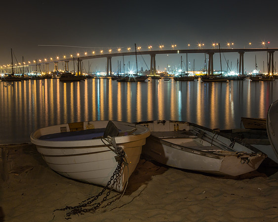 San Diego Bridge Nightscape