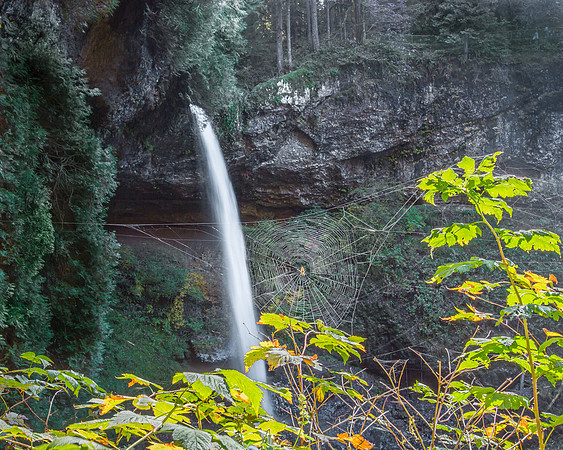 Silver Park's South Falls with Walk-Behind Cave